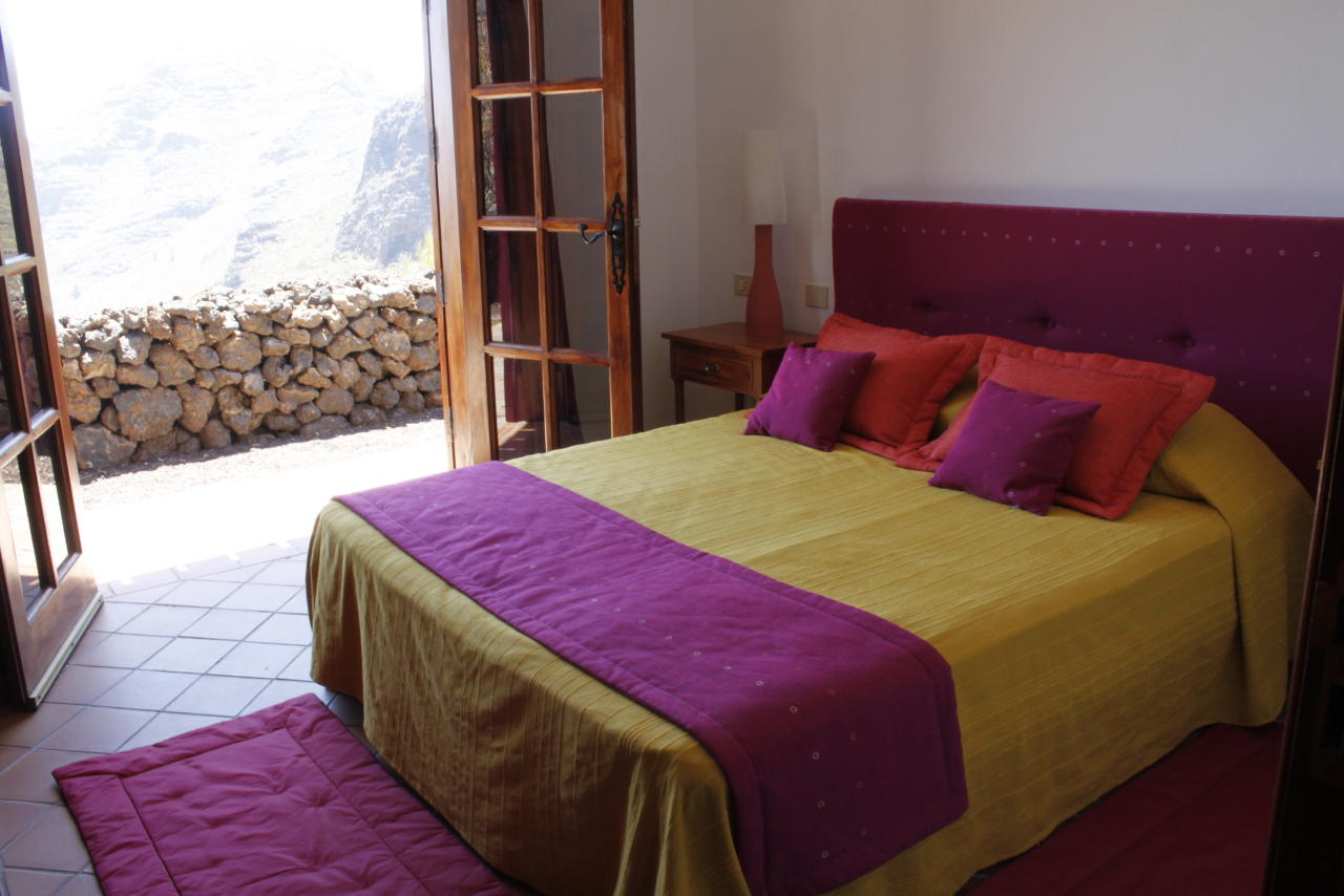 Finca Las Almendras: Gästehaus Schlafzimmer