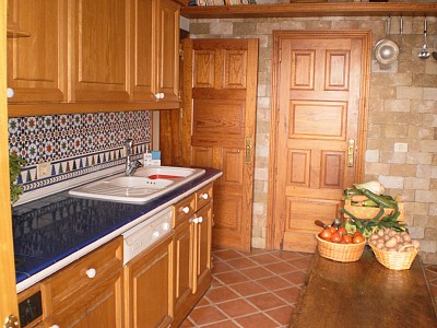 Finca Las Almendras: Küche