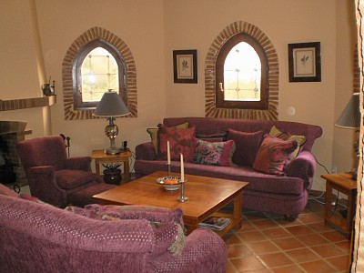Finca Las Almendras: Wohnzimmer