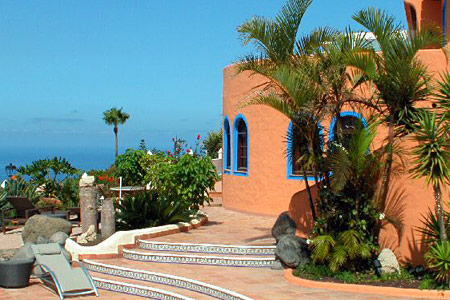 Teneriffa Villa Andalucia Apt 1 Zugang vom Pool