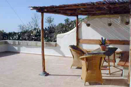Finca Palo ALto Casa Azul: Dachterasse