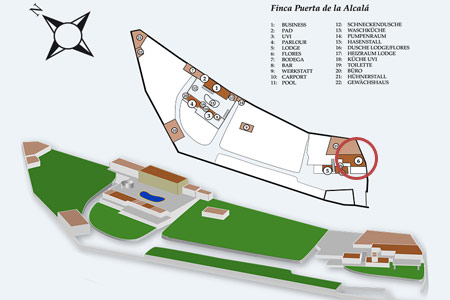 Teneriffa Finca San Juan Lageplan Grundriss