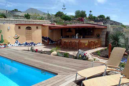 Urlaub Teneriffa: Pool Bar auf der Finca San Juan, Teneriffa Süd San Juan