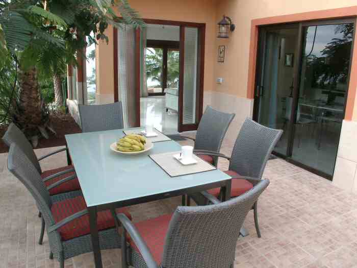 Teneriffa Finca San Juan Sevilla Terasse