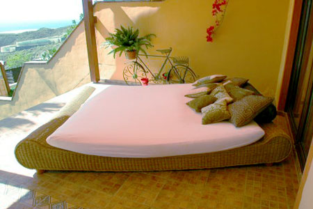 Teneriffa Finca San Juan Alhambra Terrasse Siesta