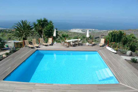 Teneriffa Finca San Juan Pool Teakholzdeck
