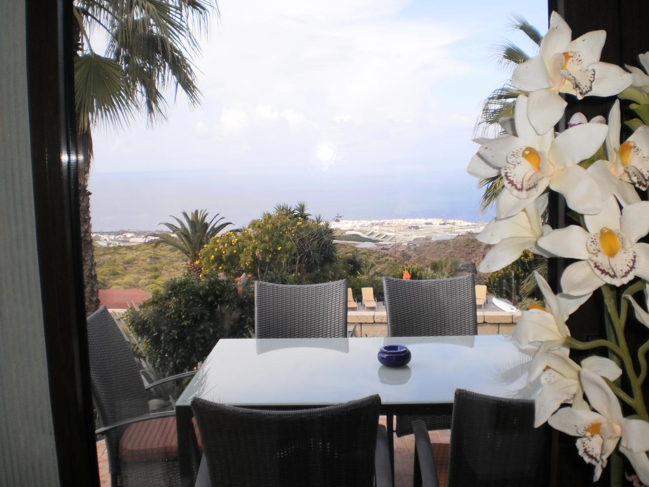 Teneriffa Finca San Juan Sevilla West-Terrasse