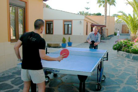 Teneriffa Finca San Juan Tischtennis