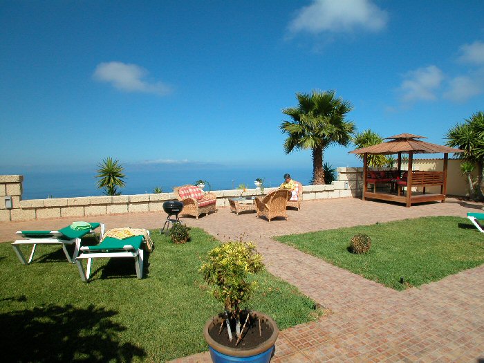 Teneriffa Finca Montimar Herrenhaus Blick in den Garten