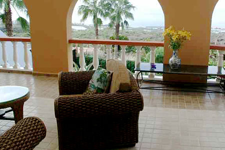 Teneriffa Finca San Juan Marbella Terasse