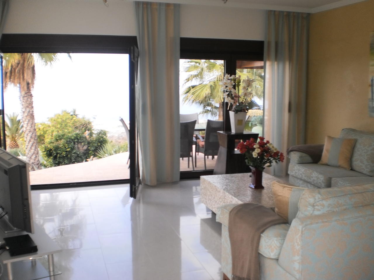 Teneriffa Finca San Juan Sevilla Wohnraum mit Panorama-Blick