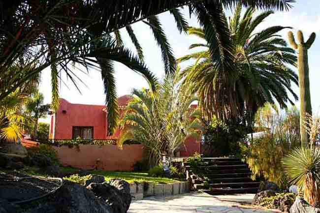 Teneriffa Finca Tropical Garten Aussen