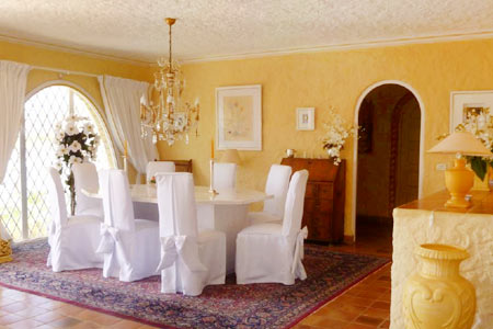 Wohnraum Villa Sur
