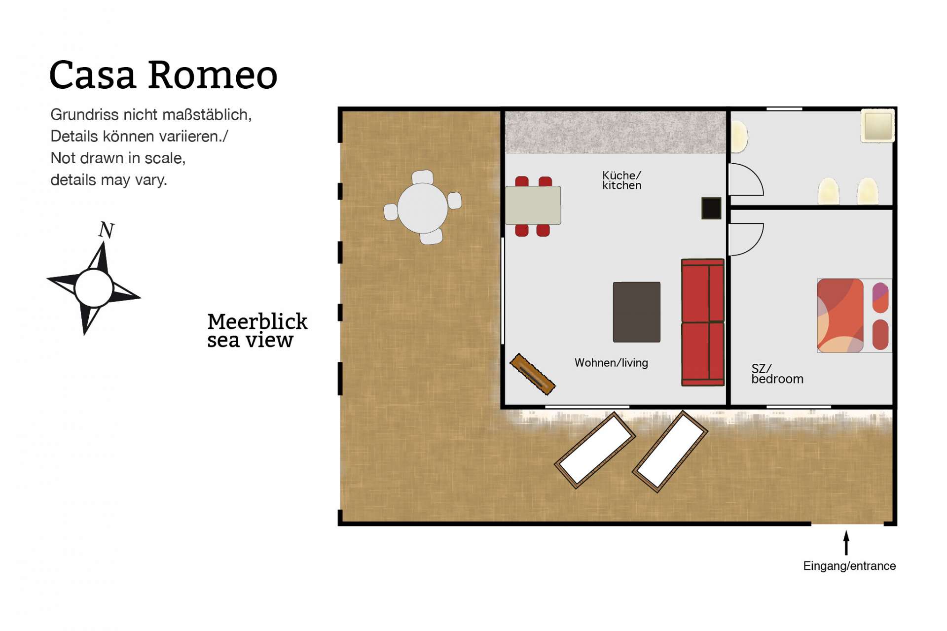 Teneriffa Finca Montimar Casa Romeo Grundriss