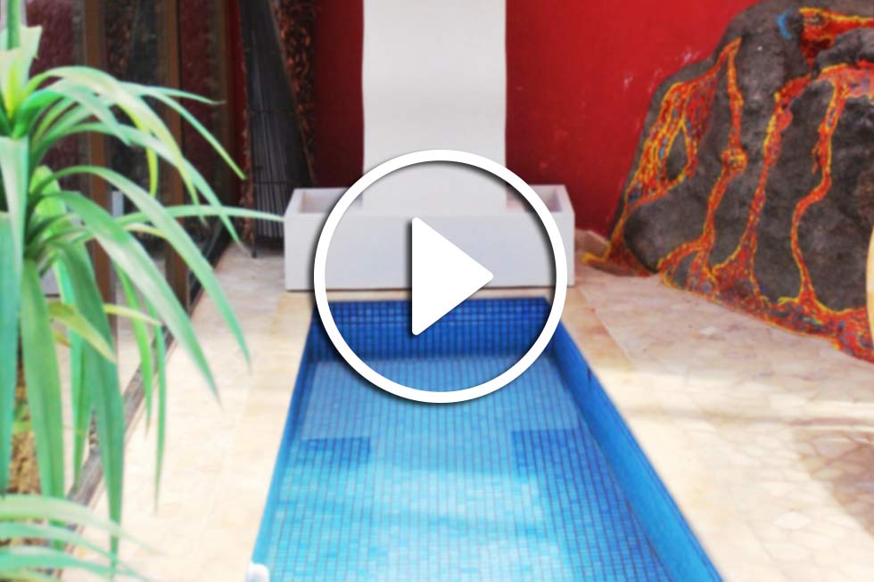 Video zum Anwendungsbereich und Indoor Pool Bereich der Finca Montimar