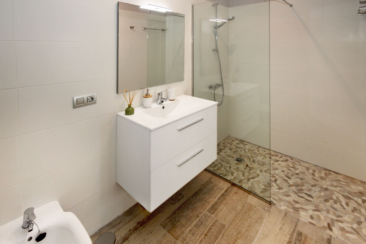 Bedroom Banquillo in Apartment FIBAN with bathroom en suite at Finca San Juan, Tenerife