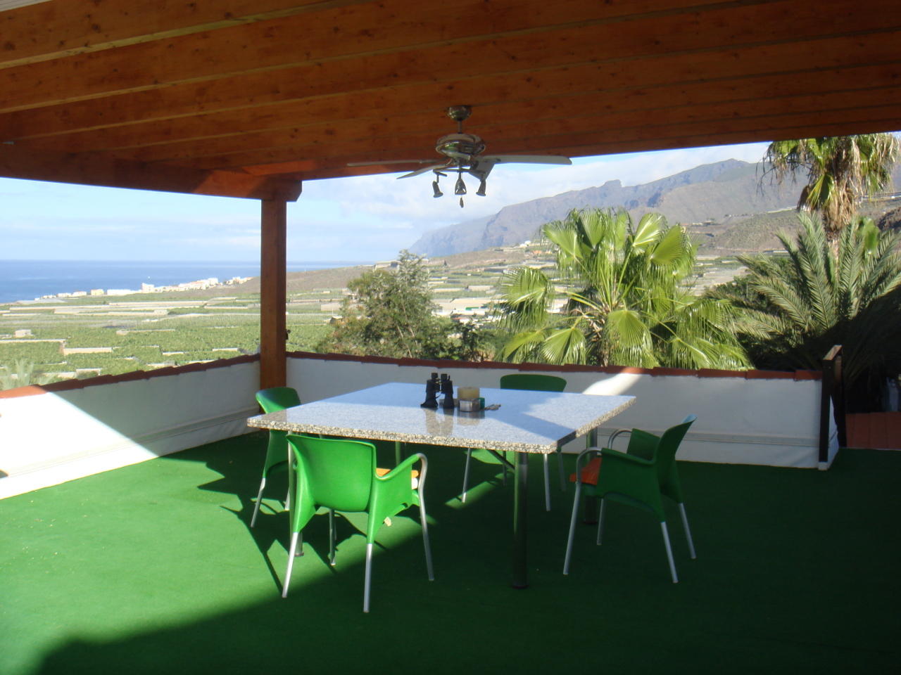  Finca Alcalá: Business Dachterrasse Blick Richtung Los Gigantes